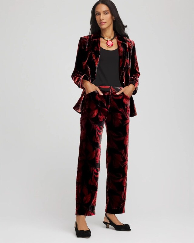 Velvet Rose Slim Ankle Pants - image 2